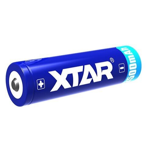 Xtar 18650 3,7 v uppladdningsbart litiumjonbatteri 3500mAh med skydd
