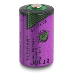 TADIRAN LS 14250 / SL-750 1/2 AA 3, 6V LiSOCl2 storlek 1/2 AA Litiumbatteri
