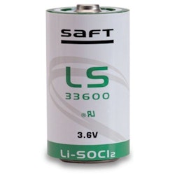 SAFT LS33600 / STD D 3, 6V LiSOCl2 storlek D