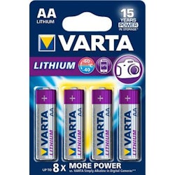 Varta Lithium AA,  4-pack