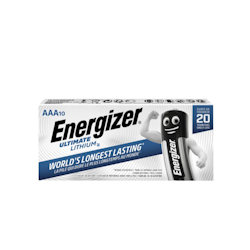 Energizer Ultimate Litium AAA / L92 / R03 batterier 10-pack
