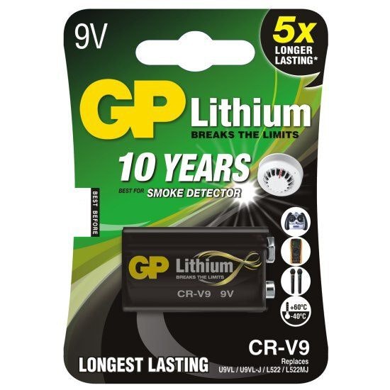 Litiumbatteri GP 9V