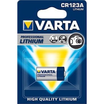 Varta CR123A foto litiumbatteri