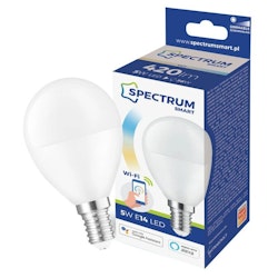 E14 LED-lampa 5W dimbar WiFi Spectrum SMART CCT