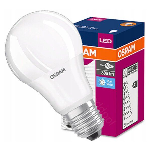 E27 LED-lampa OSRAM 8,5W, A60 Natural 4000K