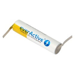 Uppladdningsbart batteri everActive R03 / AAA 1000mAh med lödfanor typ: Z