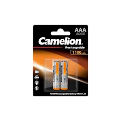 Laddningsbara batterier Camelion AAA Micro 1100mAH (2 st)