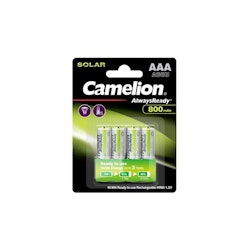 Uppladdningsbara batterier Camelion  Always Ready Micro AAA 800mAh (4 st)