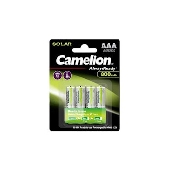 Uppladdningsbara batterier Camelion  Always Ready Micro AAA 800mAh (4 st)