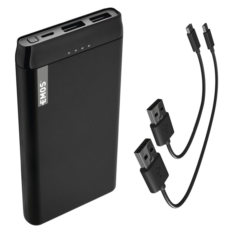 EMOS ALPHA Portable Power bank 10000 mAh svart