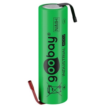Uppladdningsbart batteri  Goobay AA - 2100 mAh med lödfanor typ "Z"