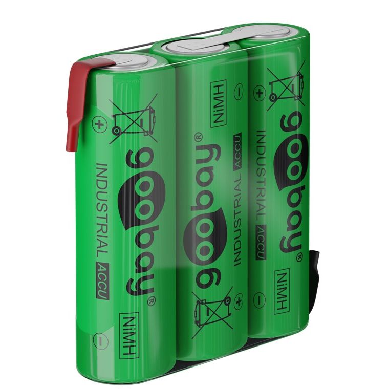 Goobay 3x AA- 2100 mAh 4 x Panasonic Eneloop PRO R6 AA 2500mAh 8 x Panasonic Eneloop R6 AA 2000mAh uppladdningsbara batterier med lödfanor typ Z
