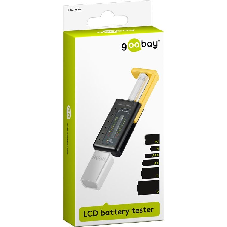 Batteritestare Goobay LCD