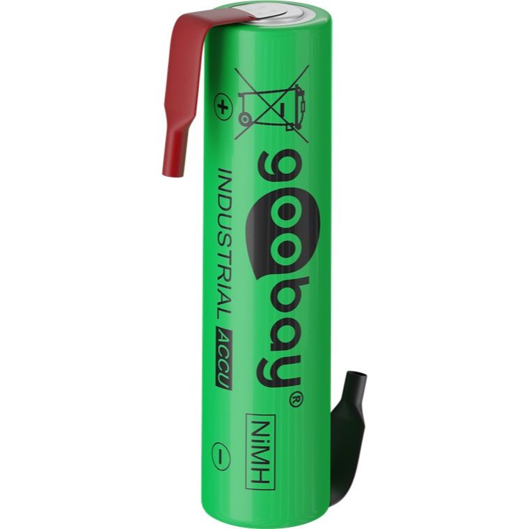 Uppladdningsbart batteri AAA - 800 mAh  med lödfanor typ Z