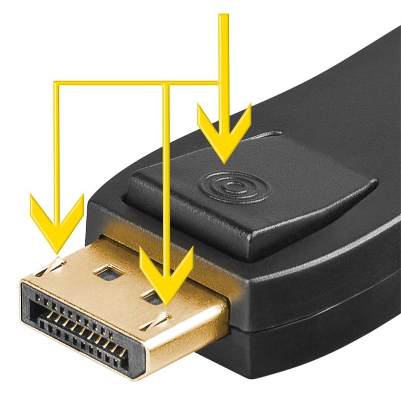 DisplayPort / HDMI™-adapter 1.1, guldpläterad