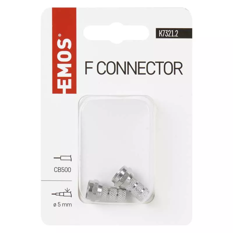 F Connector Hona för coax. CB500, 2 st