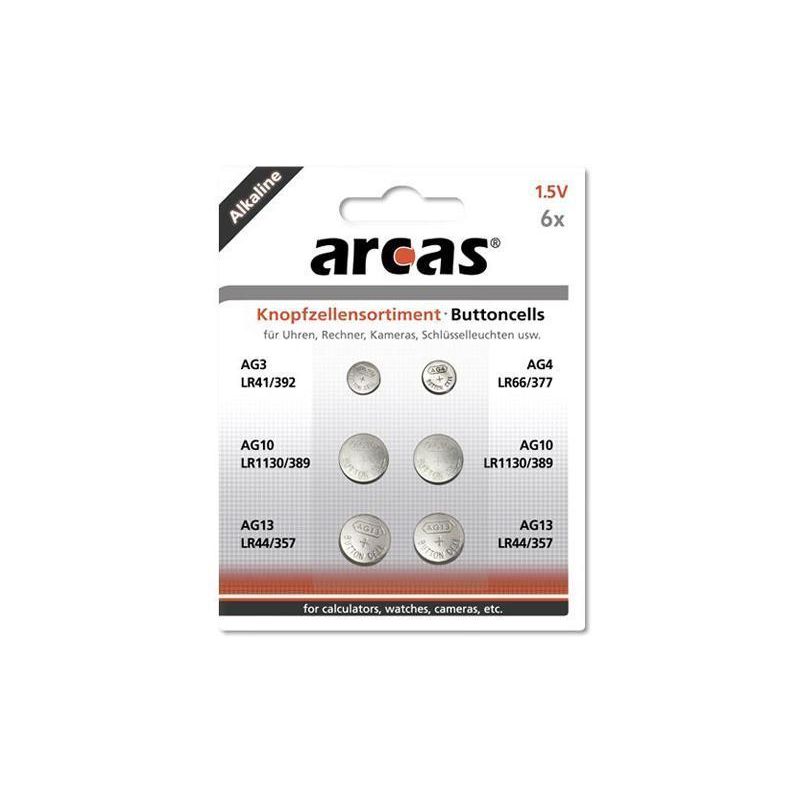 Arcas knappcellset AG3-AG13