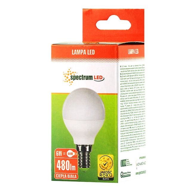 LED-lampa 6W E14