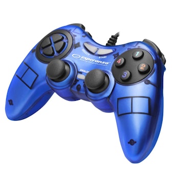 Handkontroll PC USB Fighter, blå