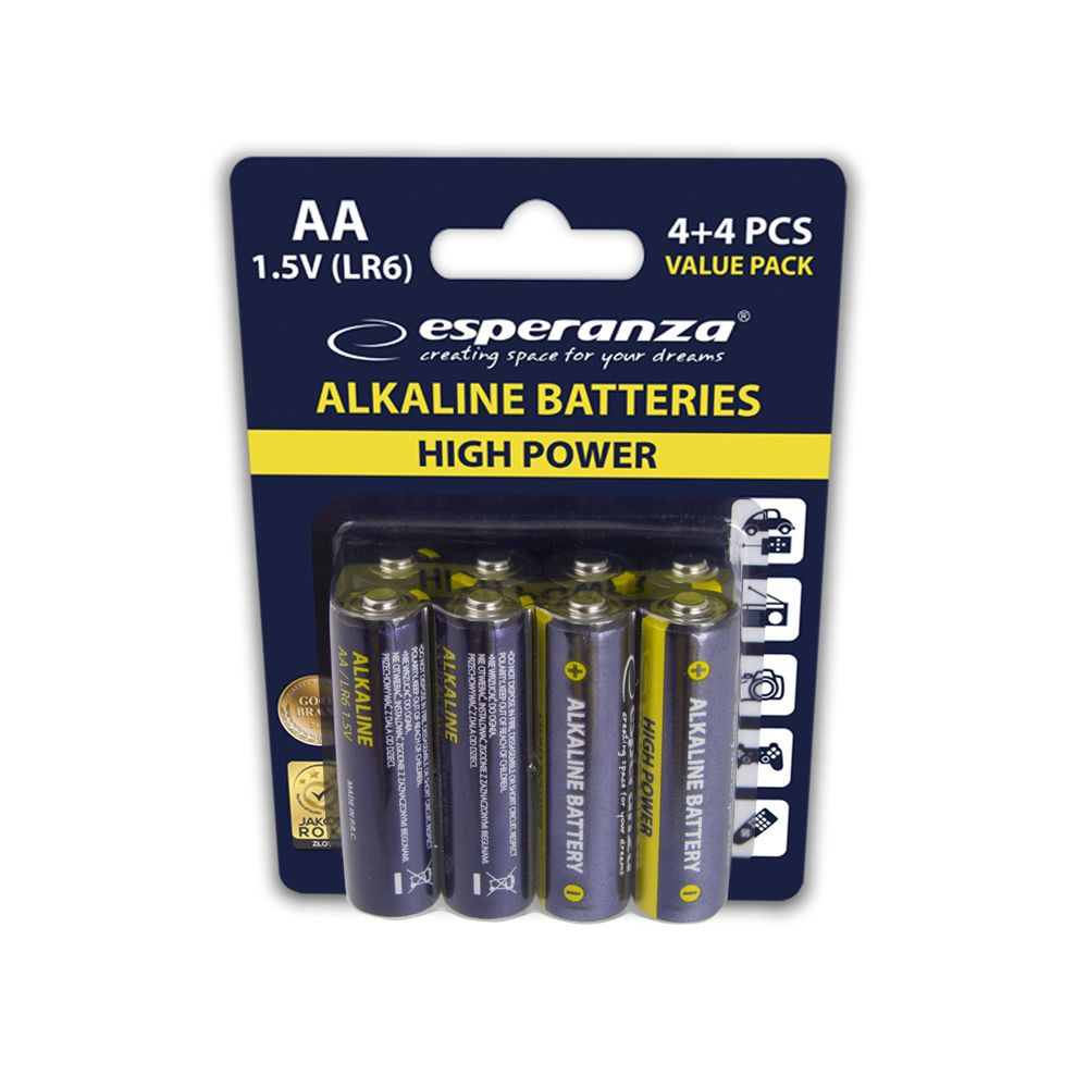 alkaliska batterier storpack