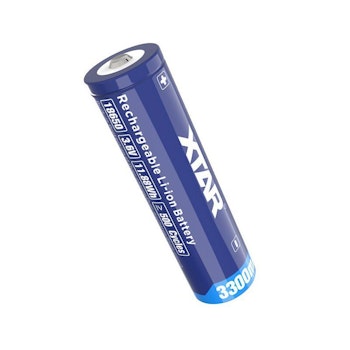 18650 batteri Xtar 3,6V Li-ion 3300mAh, uppladdningsbart med skydd