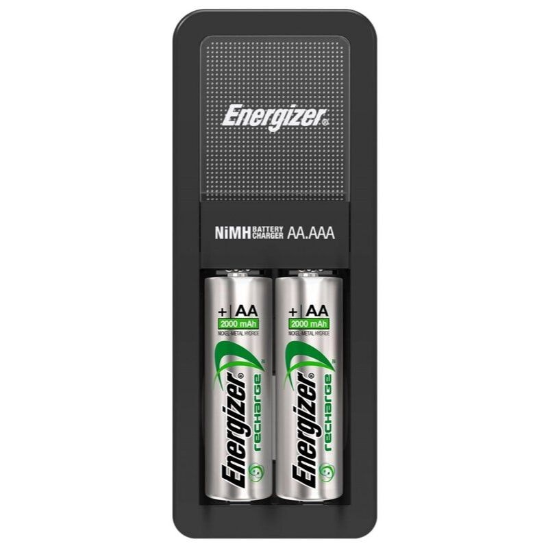 Batteriladdare Energizer miniladdare + 2 x AA 2000 mAh