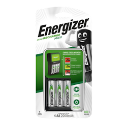 Batteriladdare Energizer Maxi Charger + 4 x R6/AA 2000 mAh