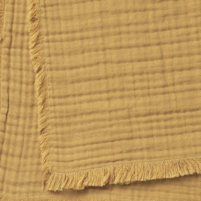 Soft Cotton blanket - Gold