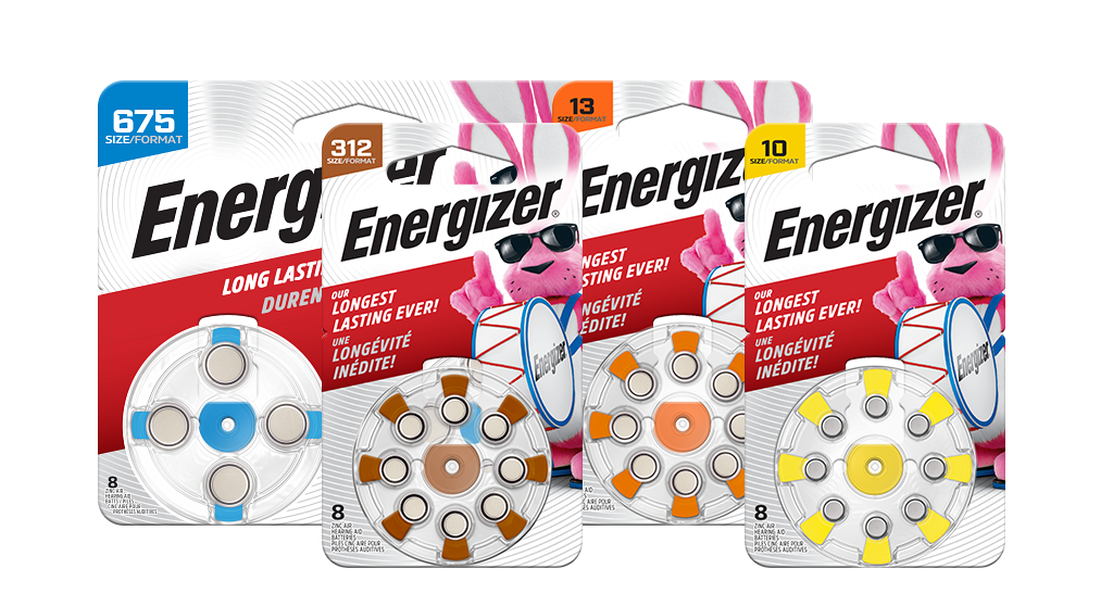 Hörapparatsbatterier Energizer 675, 4 st