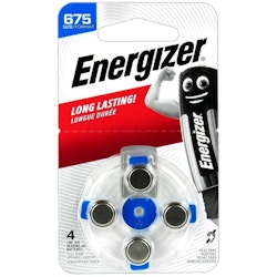 Hörapparatsbatterier Energizer 675