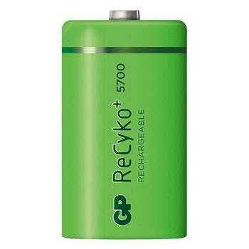 Uppladdningsbart batteri GP ReCyko + D / R20 Ni-MH 5700, 1 st