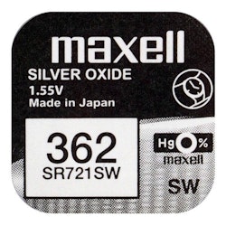 Klockbatteri Maxell 362/361 /SR 721 SW/G11
