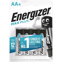 AA / LR6 batterier Energizer MAX Plus, 4 st