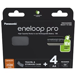 Panasonic Eneloop PRO NEW R6 AA 2500mAh batterier