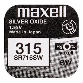 Klockbatteri Maxell 315/314/SR 716 SW
