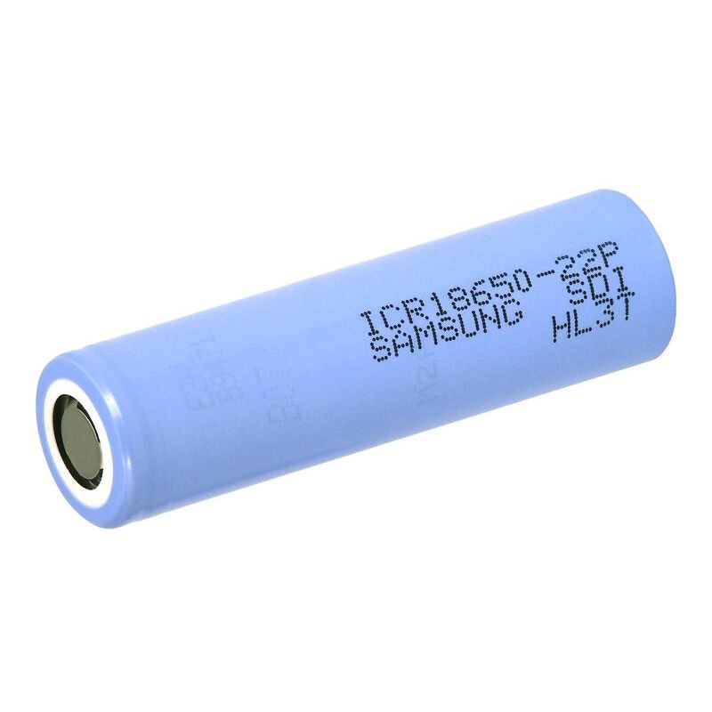 Uppladdningsbara 18650 Li-ion 2150 mAh Samsung ICR18650-22P 10A, 2-pack med box