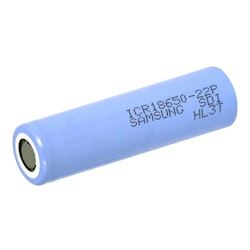 Uppladdningsbara 18650 Li-ion 2150 mAh Samsung ICR18650-22P 10A, 2-pack med box