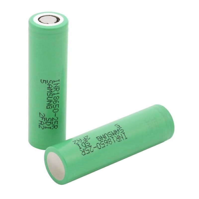 Uppladdningsbart batteri 18650 Li-ion 2500 mAh Samsung I 2-pack med box