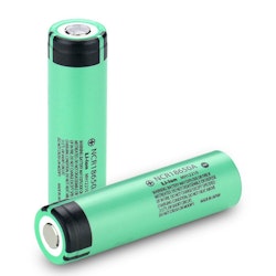 Uppladdningsbart batteri 18650 Li-ion 3100 mAh Panasonic NCR-18650AC Litiumjoncell, 2-pack med box