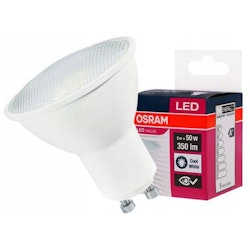 OSRAM GU10 LED-lampa 5W LED värde naturlig 4000k (120 graders belysningsvinkel)