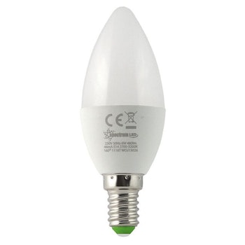 LED-lampa 6W E14 varmvit Spectrum