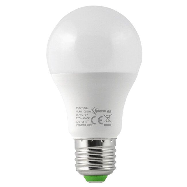 LED-lampa 11,5W E27 kula Spectrum