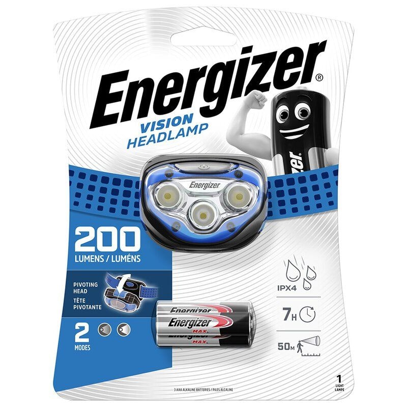 Pannlampa Energizer Vision, 200 Lumen