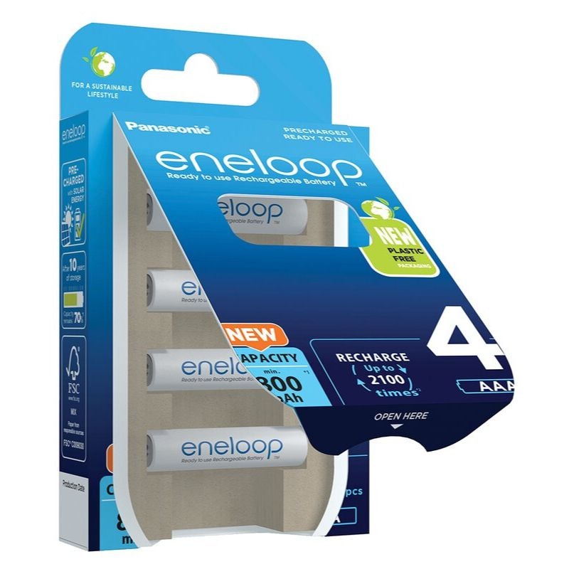 Panasonic Eneloop R03 / AAA 800mAh, BK-4MCDE