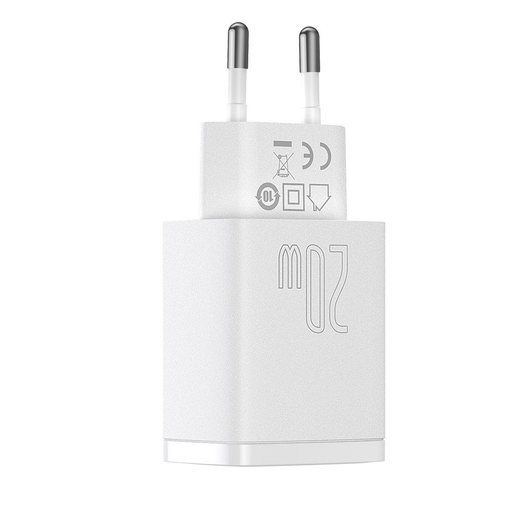 Baseus Compact Snabb USB / USB Typ C Laddare 20W 3A