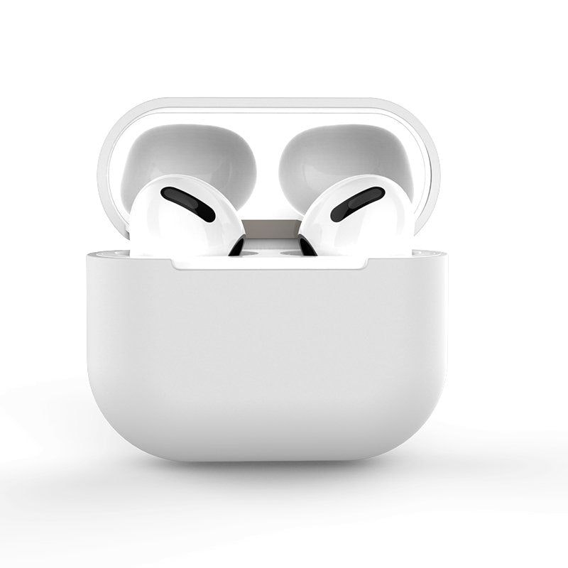 AirPods fodral - silikon, mjukt skal, hörlursfodral