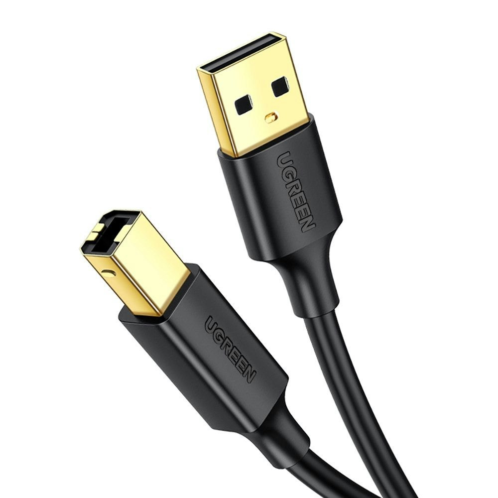 Ugreen USB Typ B skrivarkabel (hane) - USB 2.0 (hane) 480 Mbps 1 m svart -  Horsel24.se