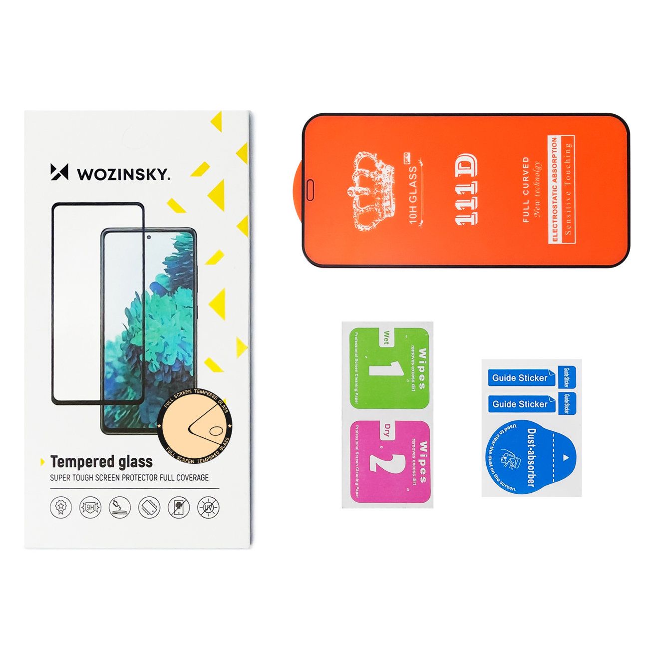 Wozinsky iPhone 14 Pro Max Skärmskydd Heltäckande Härdat Glas förpackning