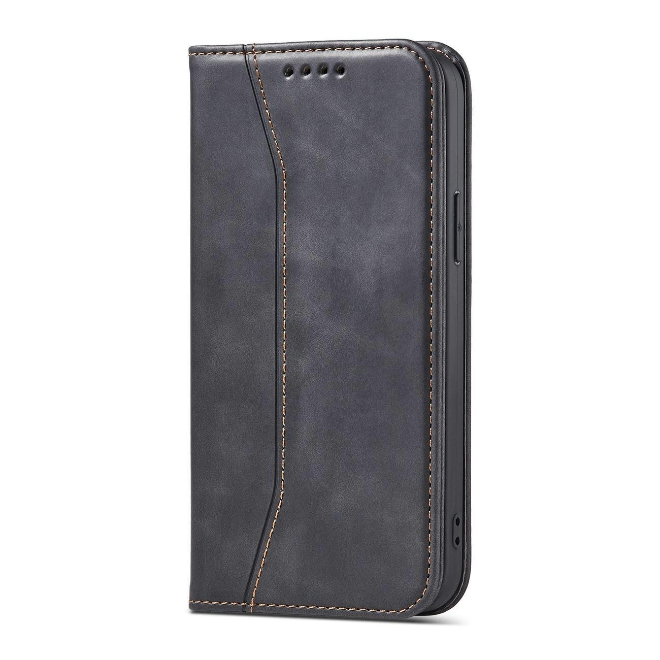 Magnet Fancy Case fodral för iPhone 14 Pro Max flip cover plånboksställ svart bild5