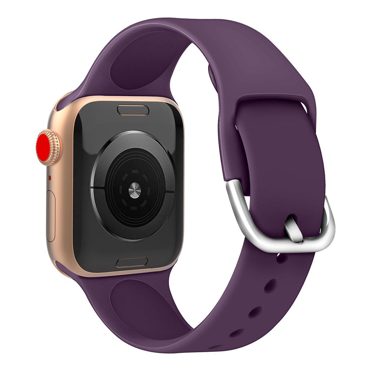 Apple Watch silikonarmband Ultra / 8/7/6/5/4/3/2 / SE (49/45/44 / 42mm) Röd bild4